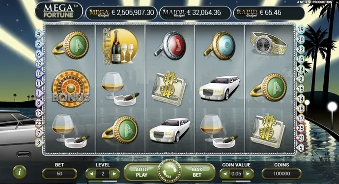 Mega Fortune at Cybet Casino